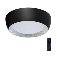 7716/54L AVRA LED SN Светильник металл/акрил/белый/черный LED 54Вт 3000-6500К D500 IP20 пульт ДУ CRONUS 7716/54L фото