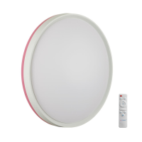 7708/EL COLOR SN 100 Светильник пластик/розовый LED 70Вт 3000-6000К D500 IP43 пульт ДУ KEZO PINK 7708/EL фото