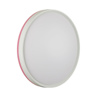 7708/DL COLOR SN 100 Светильник пластик/белый/розовый LED 48Вт 4000К D400 IP43 KEZO PINK 7708/DL фото