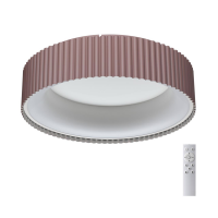 7714/56L AVRA LED SN Светильник металл/акрил/белый/мокко LED 56Вт 3000-6500К D460 IP20 пульт ДУ SHARMEL 7714/56L фото
