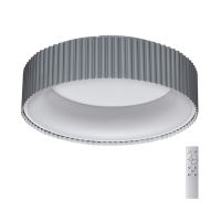7713/56L AVRA LED SN Светильник металл/акрил/белый/серый LED 56Вт 3000-6500К D460 IP20 пульт ДУ SHARMEL 7713/56L фото