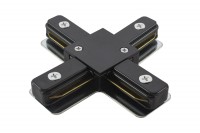 TDM Коннектор Х-образный для шинопровода TLC-01-BL-X, черны) SQ0369-0326 фото