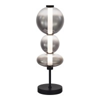 ST LUCE SL6119.404.18 Прикроватная лампа Черный/Дымчато-Серый LED 1*18W 3000K SL6119.404.18 фото