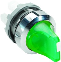 ABB M2SS2-21G Переключатель зеленый 2-х поз. с подсветкой, с фиксацией, короткая ручка,только корпус 1SFA611201R2102 фото
