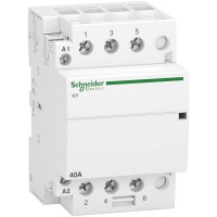 Schneider Electric Acti 9 iCT40A Контактор модульный 3НО 220/240В АС A9C20843 фото