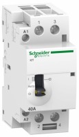 Schneider Electric Acti 9 iCT40A Контактор модульный с ручным управлением 2НО 220/240В 60Гц A9C21642 фото