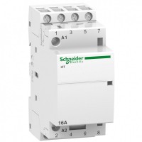 Schneider Electric Acti 9 iCT16A Контактор модульный 4НО 24В АС A9C22114 фото