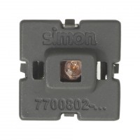 Simon 77 Мех Вставка с красным светодиодом 7700802-037 фото