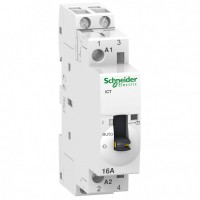 Schneider Electric Acti 9 iCT16A Контактор модульный 2Н с ручным управлением A9C23712 фото