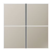 JUNG KNX LS 990 Edelstahl Комплект накладок, 4гр ES2404TSA фото
