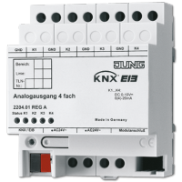 JUNG KNX Аналоговый выход 4-канальный DIN-рейка 2204.01REGA фото