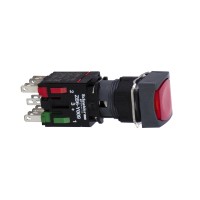 Schneider Electric Кнопка 16мм 12-24В с подсветкой, красная квадратная (XB6CW4B5B) XB6CW4B5B фото