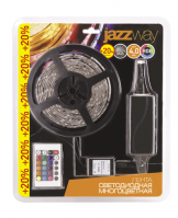 Jazzway Блистер +20% 5050/30- RGB IP65 RGB 4.0м .03329877 фото