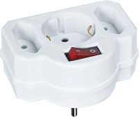 Navigator Разветвитель 94 698 NAD-3-R2F-WH 3 гн. (в ряд) 1гн с/з 2гн б/з 94698 фото