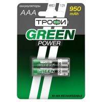 ЭРА Аккумуляторная батарея ТРОФИ  HR03-2BL 950 mAh C0032097 фото