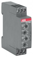 ABB Реле времени CT-TGC.12 компактное (генератор импульсов) 24-48B DC, 24- 240B AC (7 диапазонов времени 0,05с...100ч) 1ПК 1SVR508160R0000 фото