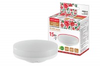 TDM Лампа светодиодная GX53-15 Вт-230 В-3000 К-Э, h=26 мм, Народная SQ0340-1574 фото