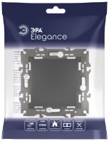 ЭРА 14-1111-05 Elegance Антрацит Кнопка 1-кл Б0047866 фото