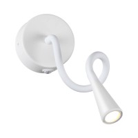 4255/3WL HIGHTECH ODL21 181 белый/металл Настен.светильник выкл на базе IP20 LED 3W 270Лм 3000K ODDS 4255/3WL фото