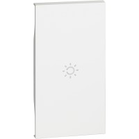 BT Living now Белый Лицевая панель с символом лампа для выключ и переключ 2 мод KW01M2A фото