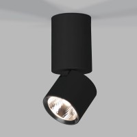 Светильник потолочный светодиодный 25042/LED 10W 4000K чёрный a063680 a063680 фото