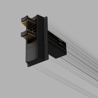 Elektrostandard Slim Magnetic Соединитель для круглого шарнирного коннектора (чёрный) 85011/00 a063967 фото