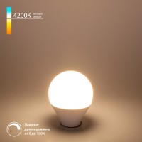 Светодиодная диммируемая Dimmable 7W 4200K E14 (G45) BLE1449 a063765 фото