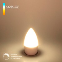 Светодиодная диммируемая лампа Dimmable 7W 4200K E14 (C35) BLE1448 a063762 фото