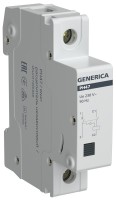 IEK GENERICA Расцепитель независимый РН47 на DIN-рейку MVA21D-RN-G фото