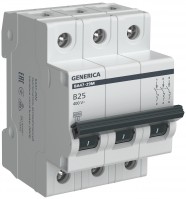 IEK GENERICA Авт. выкл. ВА47-29М 3P 25А 4,5кА B MVA21-3-025-B-G фото