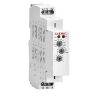 DKC Реле времени многофункциональное, конфигурация контакта 1CO, AС/DC 12-240В DRM-TM-1-240 фото