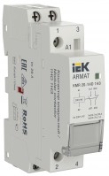 IEK ARMAT Контактор модульный KMR 20А 230В AC 1НО 1НЗ AR-KMR10-020-11-230 фото