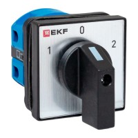 Переключатель кулачковый ПК-1-21 25А 1P «1-0-2» IP65 EKF pk-1-21-25-65 фото