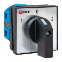 Переключатель кулачковый ПК-1-41 25А 1P «1-0-2» IP65 EKF pk-1-41-25-65 фото