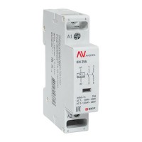 Контактор модульный КМ 25А 2NО 24VAC (1 мод.) AVERES EKF km-av-1-25-20-24V фото