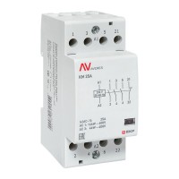 Контактор модульный КМ 25А 3NO+1NC 230VAC (2 мод.) AVERES EKF km-av-2-25-31-230V фото
