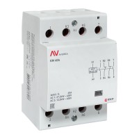 Контактор модульный КМ 40А 2NO+2NC 230VAC (3 мод.) AVERES EKF km-av-3-40-22-230V фото