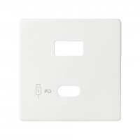 Simon S82 Накладка для зарядного устройства USB A+C белого цвета S82 8201296-030 фото