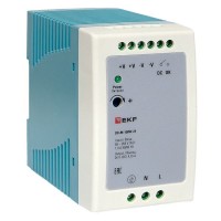 EKF Блок питания на дин рейку 100Вт,Uвх ~ 220 В AC m, Uвых - 24 В DC постоянного тока DR-M-100W-24 фото