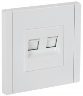 FORTE&PIANO Роз. комп. 2-ая RJ45 кат.5E FP233 бел. IEK FP-K20-1-K01 фото