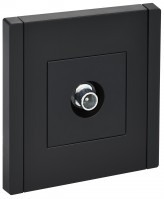 FORTE&PIANO Роз. TV проходная FP129 чер. IEK FP-A10-P-K02 фото