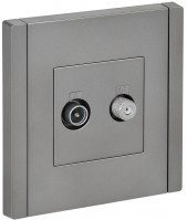 FORTE&PIANO Роз. двойная TV+SAT FP538 ст. IEK FP-AF20-O-K46 фото