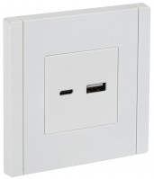 IEK FORTE&PIANO Белый Розетка USB A+C 18Вт FP251 FP-U22-018-K01 фото