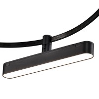 267337 Светильник 48V д/1-фазн трека DUE LED 10W 300LM 100G ЧЕРНЫЙ 3000K IP20 267337 фото