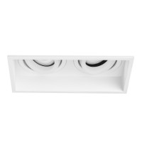 ST LUCE ST261.518.02 Св-к встр. Белый GU10 2*50W IP20 L91,5xW17,2xH5,2 220V Без ламп ST261.518.02 фото