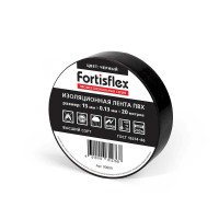 Fortisflex Изолента ПВХ 15x0.13х20 (черн) 90809 фото