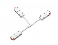 Коннектор питания T-образный для шинопровода Magnetic 220V GL1113 WH белый 250*150*18 GL1113 фото