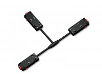 Коннектор питания T-образный для шинопровода Magnetic 220V GL1114 BK черный 250*150*18 GL1114 фото