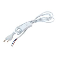 Шнур для бра с выключателем 2 м 2*0,5 мм2 EKF ASB-610 фото