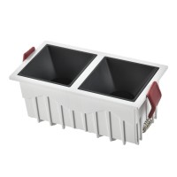 ST LUCE ST757.438.20 Св-к встр. Белый LED 2*10W 60° IP20 L65xW126xH52 85-265V В комплекте ST757.438.20 фото
